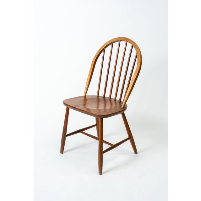 This six-piece dining chair set is a quintessential example of Danish Modernism and is associated with Erik Ole Jørgensen...
