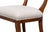 Klismos Dining Chairs in Antiqued Walnut and Cream, Sets of 2 For Sale - Image 9 of 11
