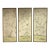 De Gournay Badminton Framed Wall Paper Panels, Set of Three For Sale