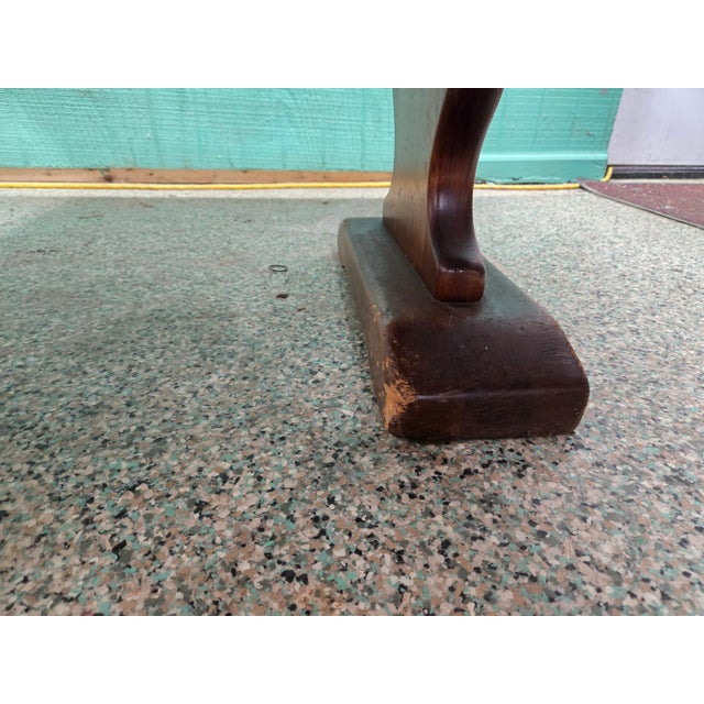 Farmhouse Style Solid Wood Drop Leaf Dining Table For Sale - Image 12 of 12