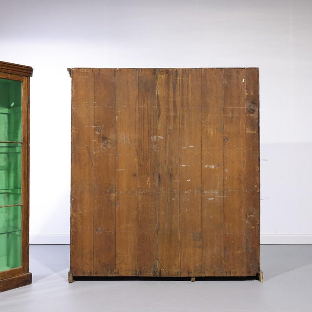 Matching Pair of Antique Glazed Display Cabinets | Circa 1860 For Sale - Image 18 of 18