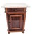 Late 19th Century Antique 1890s Marble Top Nightstand Mahogany Victorian Cabinet Stand For Sale - Image 5 of 18