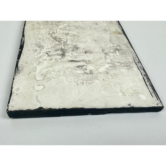 Sculpture Materials Mid-Century Czech Wall Plaster Sculpture, 1966 For Sale - Image 7 of 11