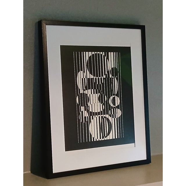 Victor Vasarely, After Iaca, 1950s / 1973, Silk-Screen, Framed For Sale - Image 11 of 17