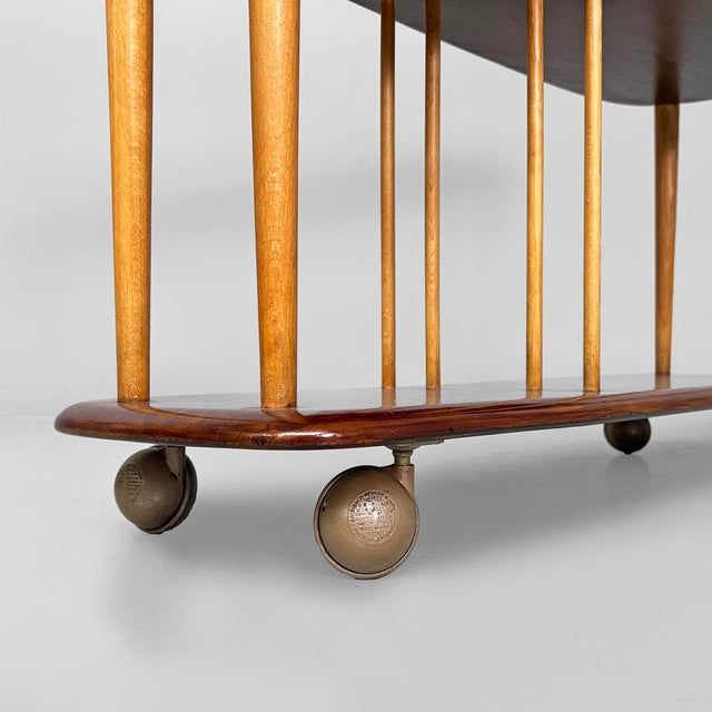 Mid-Century Modern English Wooden Cart by Lucian Ercolani for Ercol, 1960s For Sale - Image 15 of 18