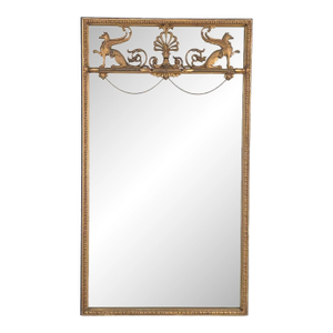 Hollywood Regency Neoclassical Gilt Mirror, Probably u.s.a., Circa 1920
