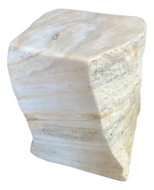 Andrianna Shamaris Onyx Sculptural Side Table