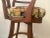 Late 20th Century Exquisite Cherry Custom Swivel Bar Stools Set of Four Excellent Mint Condition For Sale - Image 10 of 18