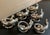 Rustic Late 20th Century Lizard (Gecko) Napkin Rings Set - Set of 6 For Sale - Image 3 of 9