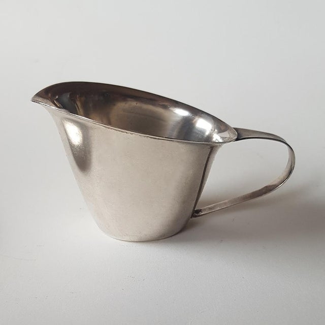 Mid-Century German Milk and Sugar Set and Candy Nut Dish by WMF, 1950s, Set of 4 For Sale - Image 6 of 12