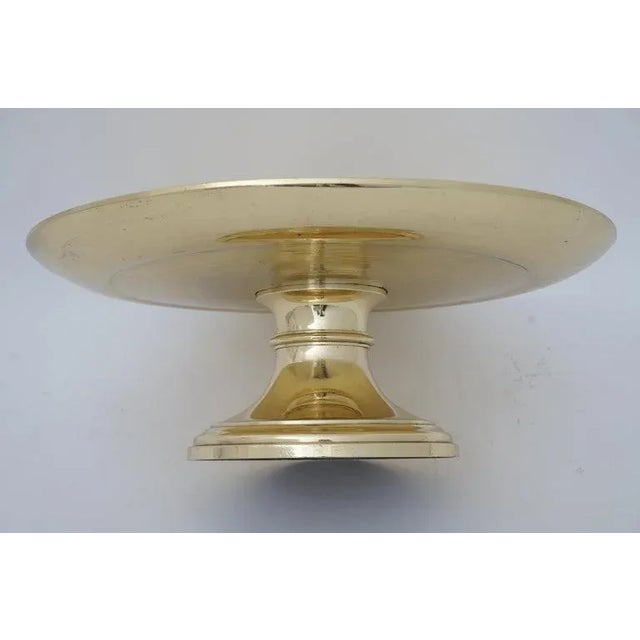 Metal Antique Tazza "Joan of Arc" Polished Bronze For Sale - Image 7 of 13
