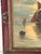Blue Signed 1920 Antique Maritime Sailboat Oil Painting in Ornate Painted Frame For Sale - Image 8 of 18