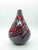 Vintage Ceramic Vase in Grey with Red Decorations, Italy, 1970s For Sale - Image 4 of 6