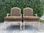 French Country Vintage Fairfield Louis XV Style Painted Bergere Lounge Chairs, Pair For Sale - Image 3 of 14