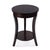 Holdin 18 in. W Round Wood Side Table with Lower Open Shelf, Dark Burl For Sale - Image 9 of 9