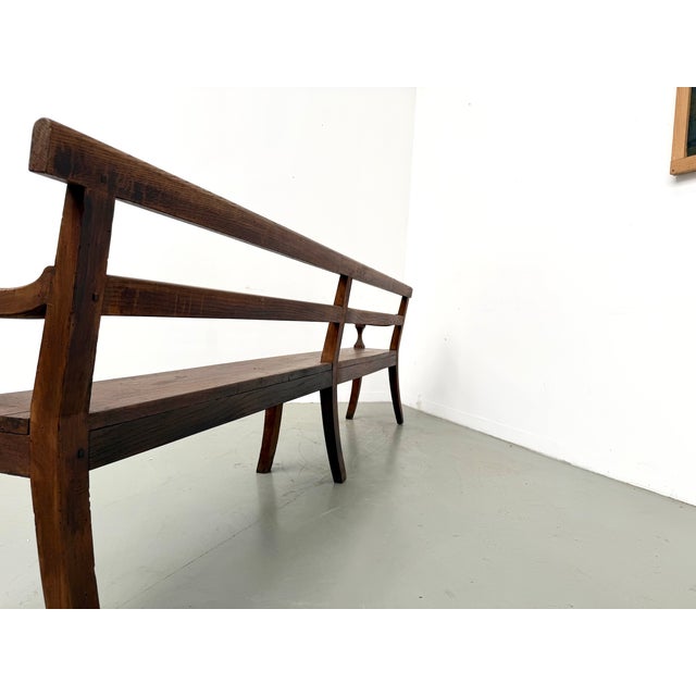 Oak Community Bench, 1900 For Sale - Image 10 of 18