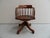 Antique Oak Rotating Desk Armchair, 1890s For Sale - Image 11 of 12