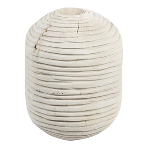 Four Hands Beto Banded Vessel, Ivory