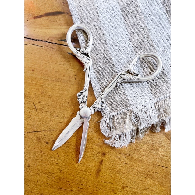 Silver Antique Tiffany & Co Sterling Silver Grape Shears For Sale - Image 8 of 8