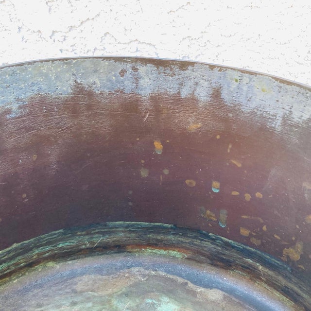 Mid 1800s French Copper Saucepan, 19 Inch For Sale - Image 10 of 12