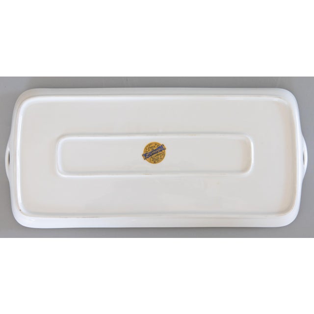 Vintage French Limoges Style Porcelain Tray For Sale In Houston - Image 6 of 8