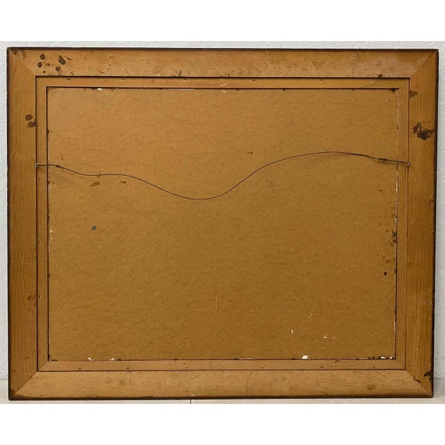 Jack Laycox Mid Century "Tug Boats" Oil Painting c.1960 For Sale - Image 9 of 9