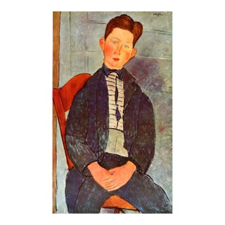 Modigliani Boy With Pink Shirt Limited Edition For Sale
