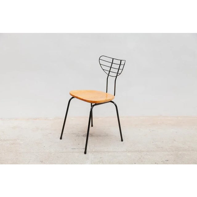 1950s Radar Chairs by Willy Van Der Meeren for Tubax, Belgium, Set of 6 For Sale - Image 5 of 15