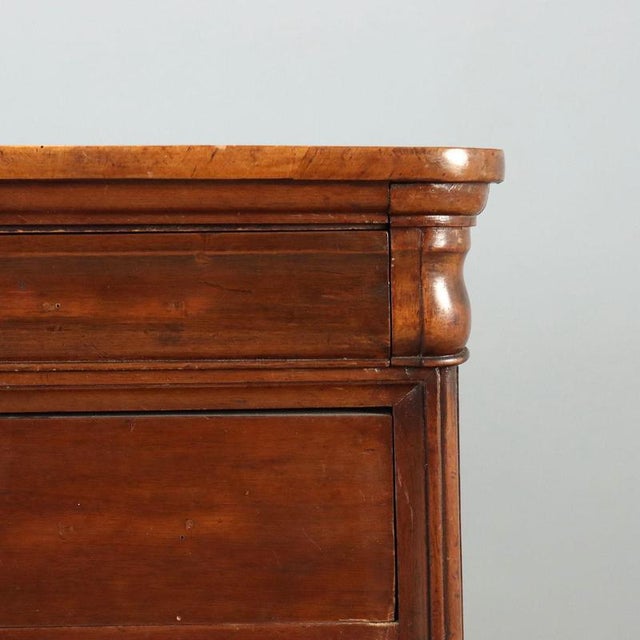 19th Century Louis Philippe Walnut Chest of Drawers, Italy For Sale - Image 5 of 12