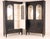 Black Hand-Painted Pine Display Cabinets, 1880, Set of 2 For Sale - Image 8 of 17