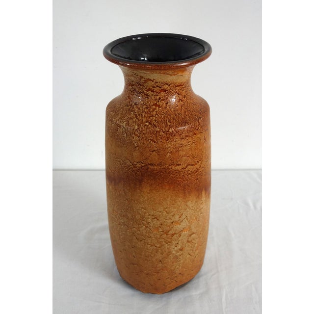 Large Fat Lava Vase from Scheurich, 1960s For Sale - Image 9 of 12