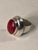 Vintage Mexican Red Carnelian Sterling Ring (Size 7.75) For Sale - Image 4 of 10