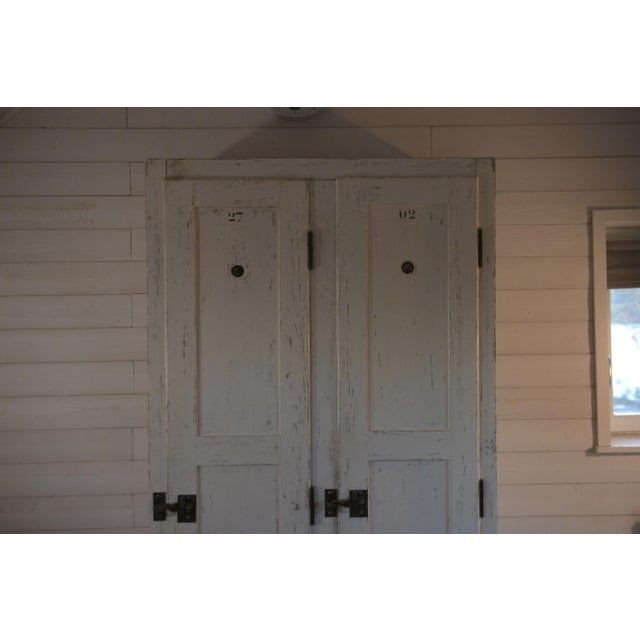 White Wooden Cabinet, 1950s For Sale - Image 4 of 16
