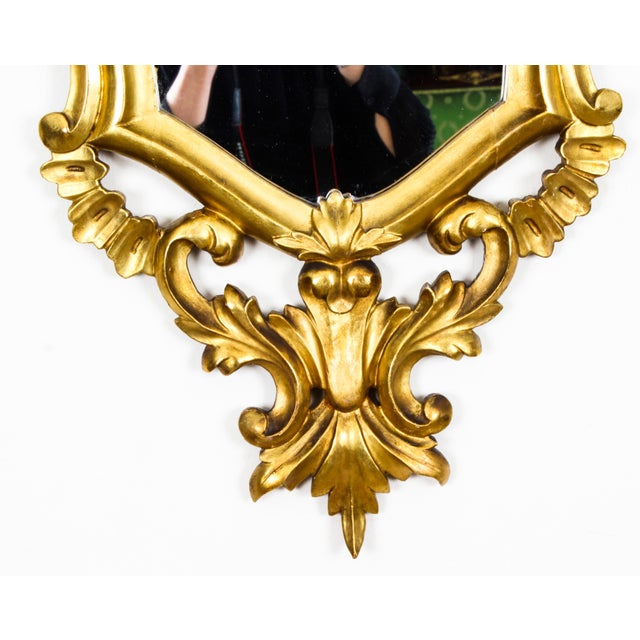 Antique Florentine Rococo Giltwood Mirrors, 1800s, Set of 2 For Sale - Image 15 of 18