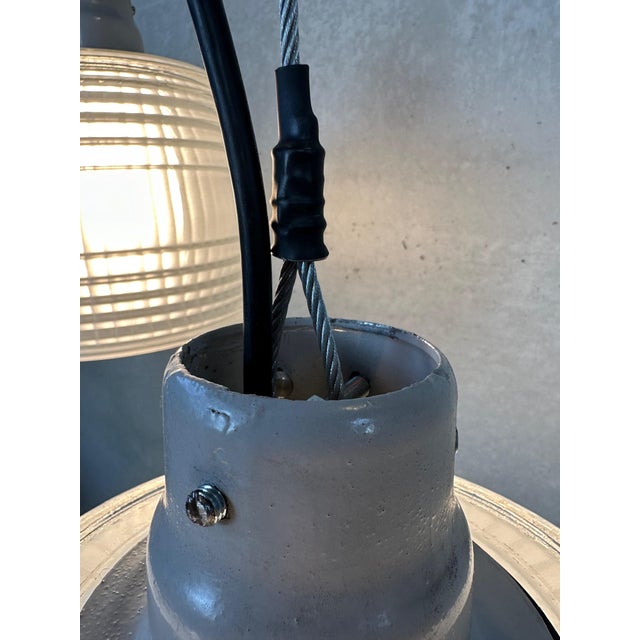 Vintage Industrial Pendant Lamp from Europhane For Sale - Image 11 of 18