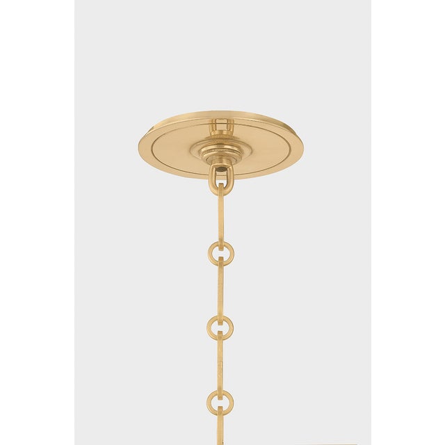 Hudson Valley Lighting Hudson Valley Lighting Kensington 27.5 in. 5 Light Chandelier in Aged Brass Finish For Sale - Image 4 of 8