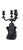 Chinese Vintage Ornate Bronze Four-Arm Elephant Candelabra For Sale - Image 3 of 8