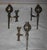 Medieval Wrought Iron Wall Sconces from Reboulet, 1970s, Set of 6 For Sale - Image 3 of 16