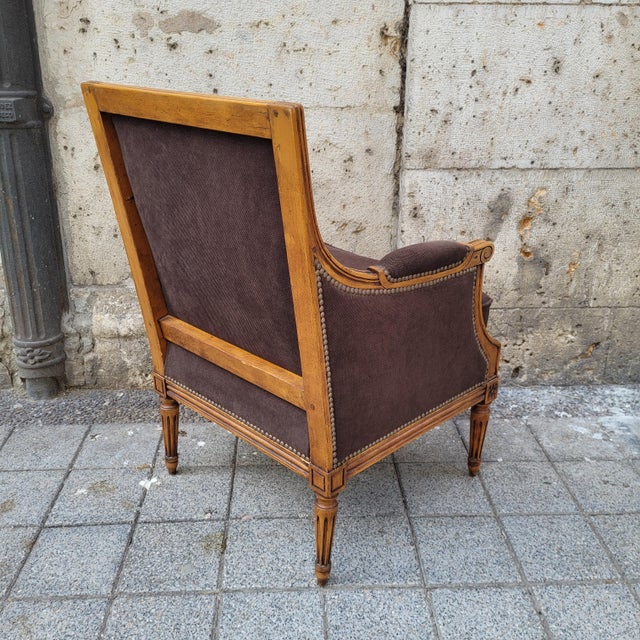 Louis XVI Armchairs, France, Set of 2 For Sale - Image 16 of 18