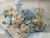 Mid 20th Century Small Italian Melamine Floral Tray For Sale - Image 4 of 5