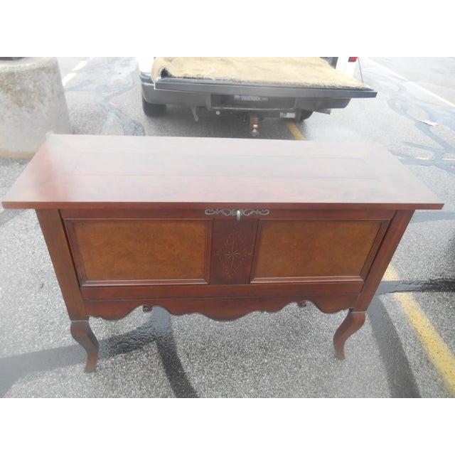 I have a Gorgeous Vintage Baker Furniture Maple Inlay Credenza / Sideboard / Dry Bar that is in excellent near new vintage...