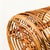 French Riviera Style Rattan Stool or Basket by Tito Agnoli, Italy, 1970s For Sale - Image 12 of 13