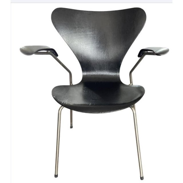 Chair 3207 by Arne Jacobsen for Fritz Hansen, 1970s For Sale - Image 12 of 12