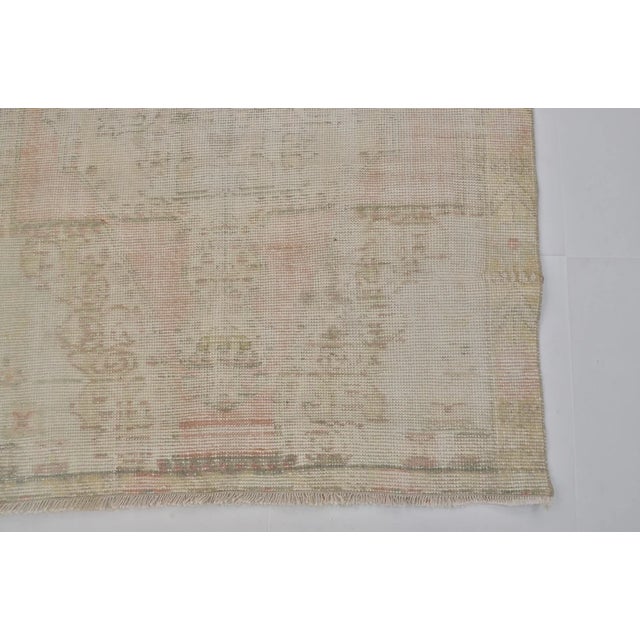 1960s Oushak Anatolian Tribal Carpet For Sale - Image 9 of 10