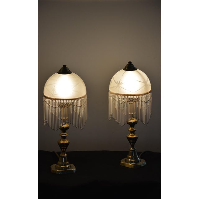 Victorian Brass Table Lamps, 1870, Set of 2 For Sale - Image 15 of 15