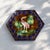 Mid 19th Century French Trivet in Polychrome Barbotine with Pink Bird, 1860 For Sale - Image 5 of 8