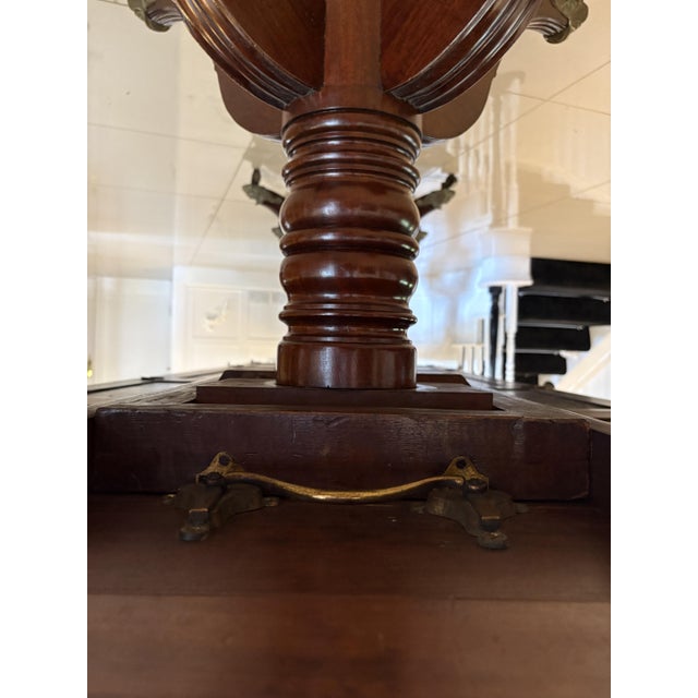 Regency 16 Seater Figured Mahogany 3 Pilar Dining Table, 1830s For Sale - Image 12 of 17