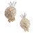 Verdura Vintage Pineapple Diamond Platinum & Yellow Gold Earrings, Pair For Sale - Image 13 of 14