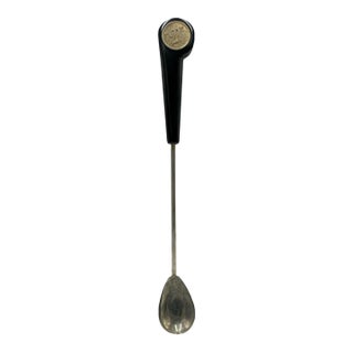 Vintage the 21 Club Nyc Restaurant Cocktail Spoon Stirrer Barware For Sale