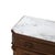 Wood Victorian Carved Walnut & Burl Marble Top Commode C1890 For Sale - Image 7 of 18